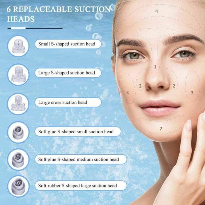 iBeauty Vacuum Facial Cleaner and Vacuum For Blackheads - Image 8