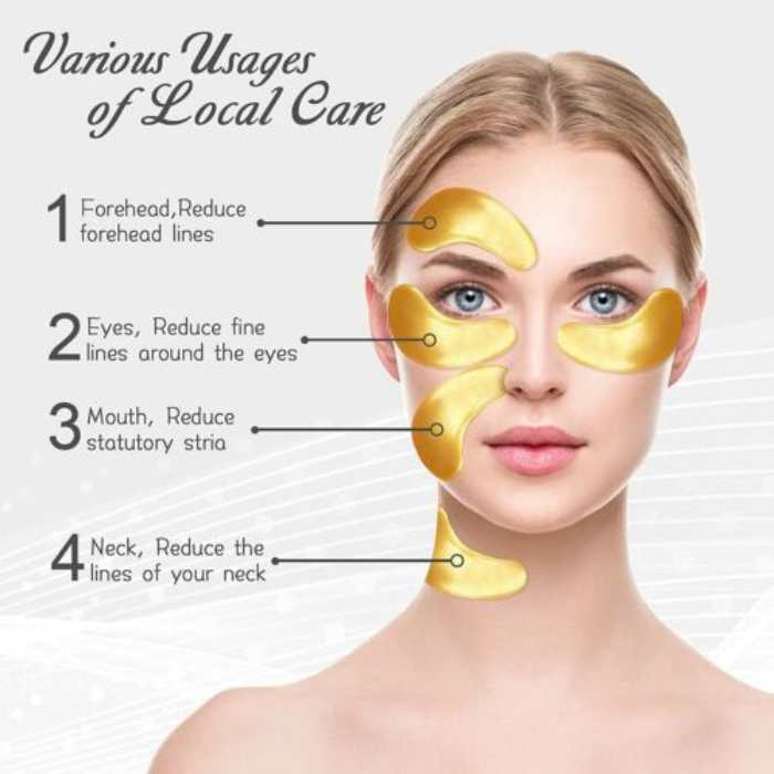 Luxe™ Gold Under Eye Mask for Dark Circles and Puffy Eyes - Image 5